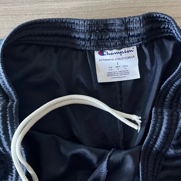 Champion Navy Blue Athletic Shorts - Size Large - Picture 8 of 8